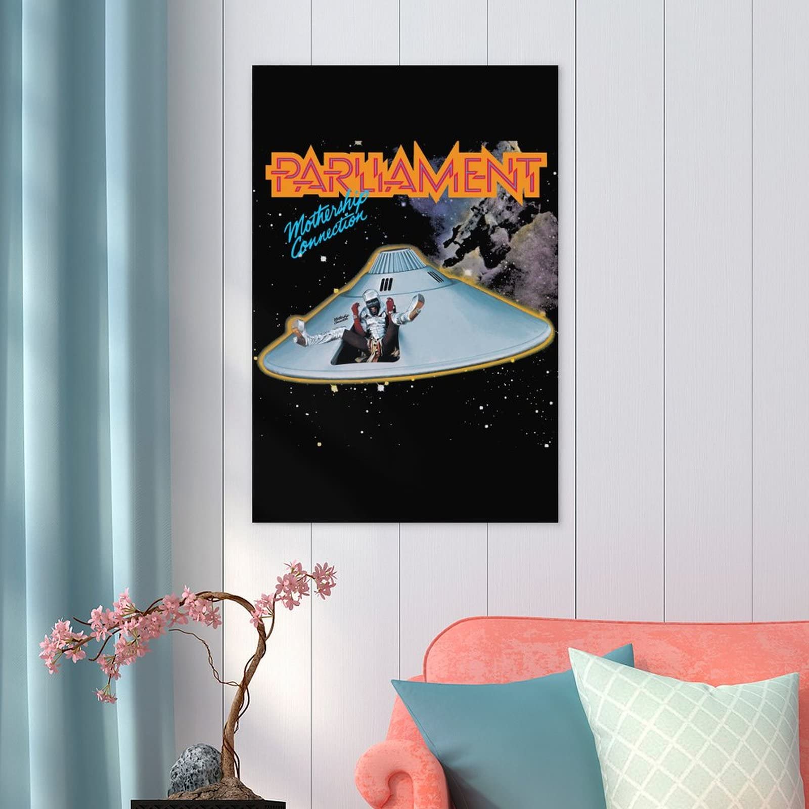 Amazon｜ポスター ウォールステッカー Parliament Band パーラメント